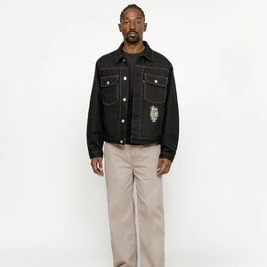 ジャケット・アウター Stussy x Levi's Crispy Rinse Trucker Stüssy & Levi's® Crispy Rinse Trucker Jacket - Black